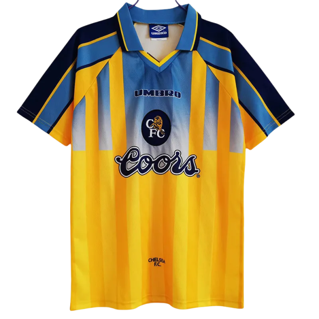 1995-1997 CHE Away Yellow Retro Soccer Jersey