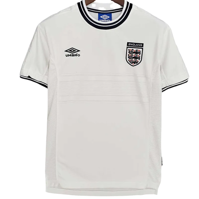 2000 England Home Retro Soccer Jersey