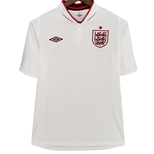 2012 England Home Retro Soccer Jersey