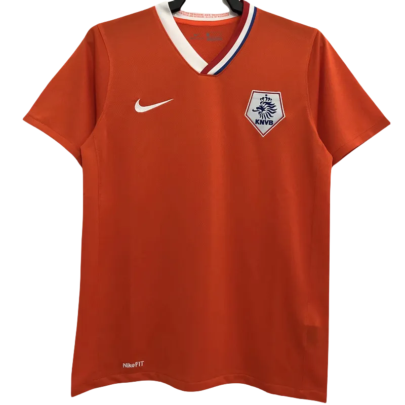 2008 Netherlands Home Retro Soccer Jersey