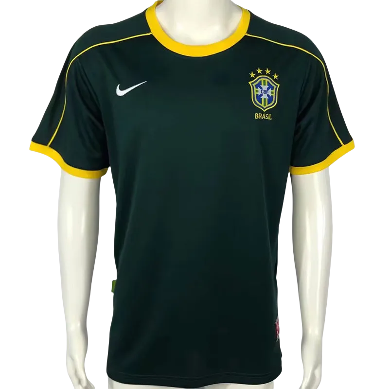 1998 Brazil GoalKeeper Retro Soccer Jersey