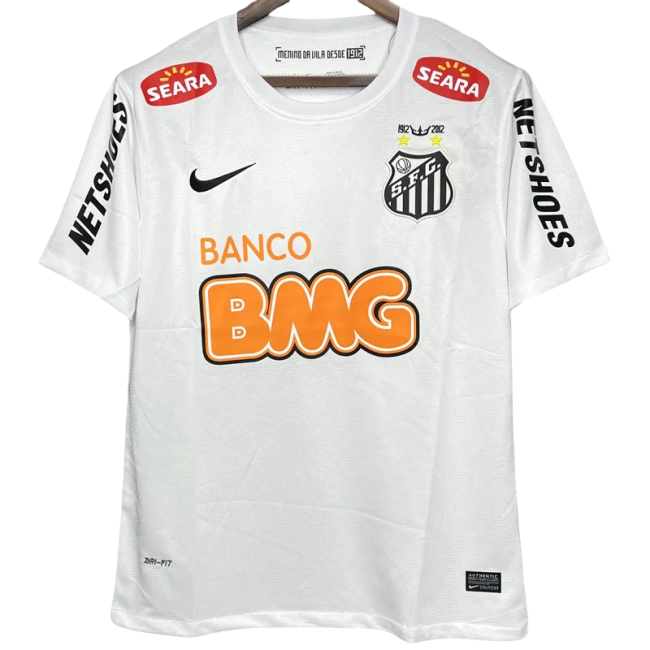 2012-2013 Santos FC Home Retro Soccer Jersey