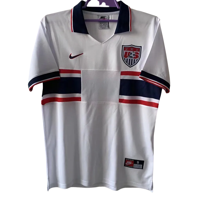 1995-1998 USA Home Retro Soccer Jersey