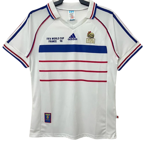 1998 France Away Retro Soccer Jersey