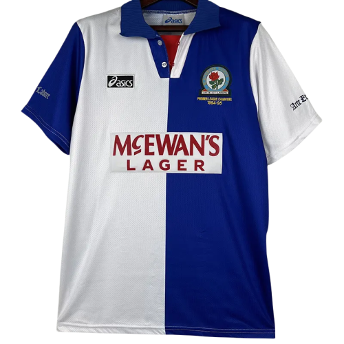1994-1995 Blackburn Home Retro Soccer Jersey