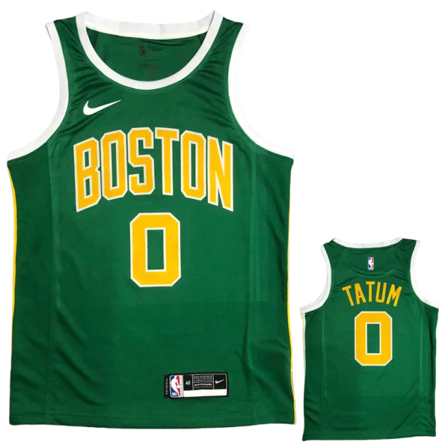 CELTICS TATUM #0 Green Top Quality Hot Pressing NBA Jersey