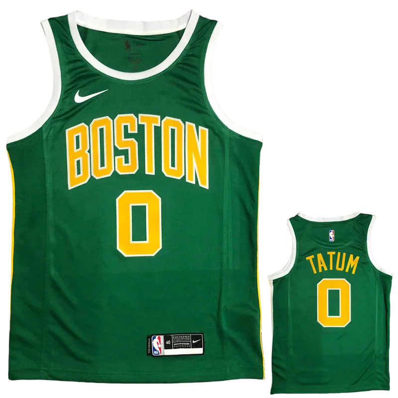 CELTICS TATUM #0 Green Top Quality Hot Pressing NBA Jersey