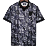 1990 England Away Black Retro Soccer Jersey
