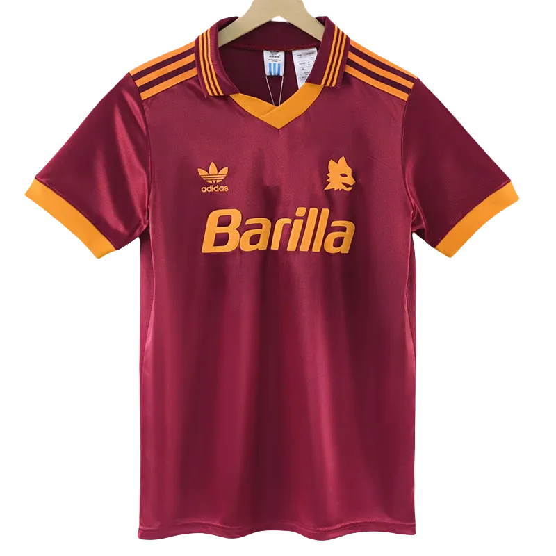 1992-1994 Roma Home Retro Soccer Jersey
