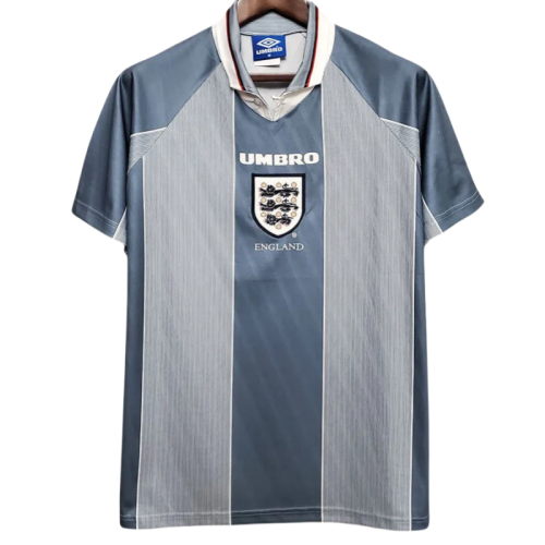 1996 England Away Retro Soccer Jersey