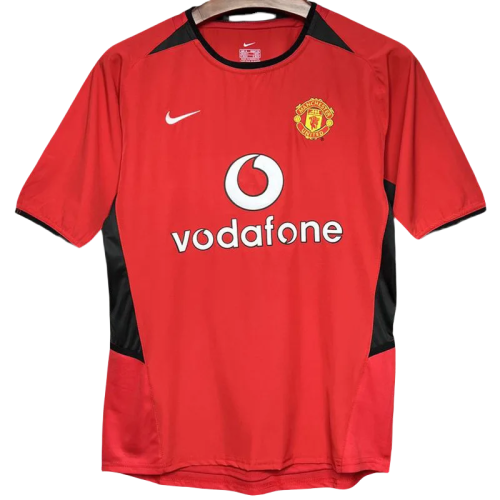 2002-2004 Man Utd Home Retro Soccer Jersey