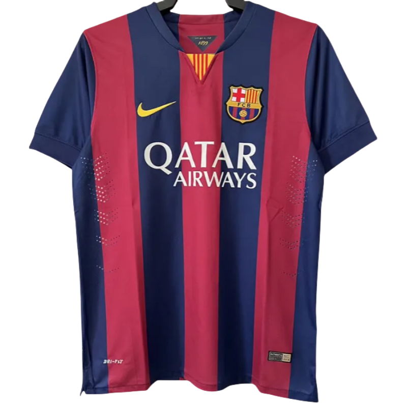 2014-2015 Mens Barcelona Home Retro Soccer Jersey
