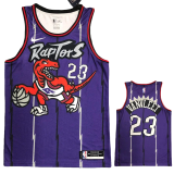 Raptors VANVLEET #23 Purple Retro Top Quality Hot Pressing NBA Jersey