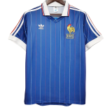 1982 France Home Retro Soccer Jersey