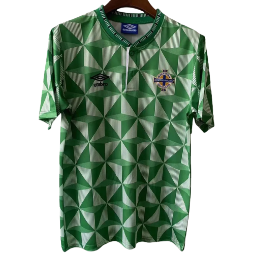 1990 Northern Ireland Home Retro Soccer Jersey
