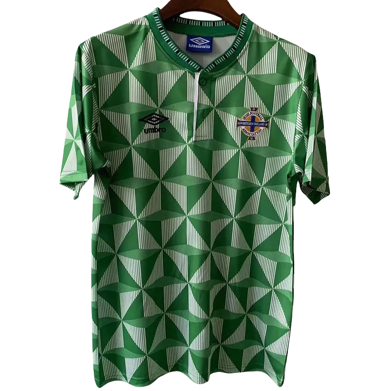 1990 Northern Ireland Home Retro Soccer Jersey