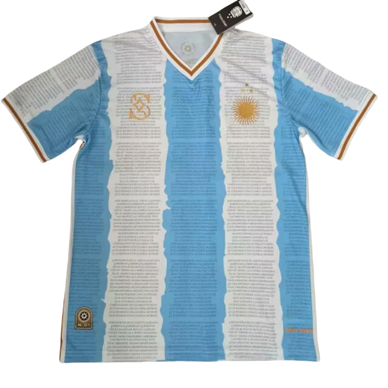 22-23 Argentina Blue White Commemorative Edition Soccer Jersey