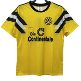 1989 Dortmund Yellow Retro Soccer Jersey