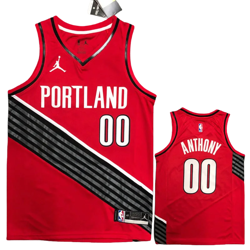 Trail Blazers ANTHONY #00 Trapeze Edition Top Quality Hot Pressing NBA Jersey