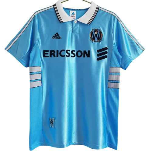 1998-1999 Marseille Away Retro Soccer Jersey