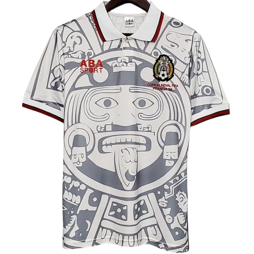 1998 Mexico Away Retro Soccer Jersey