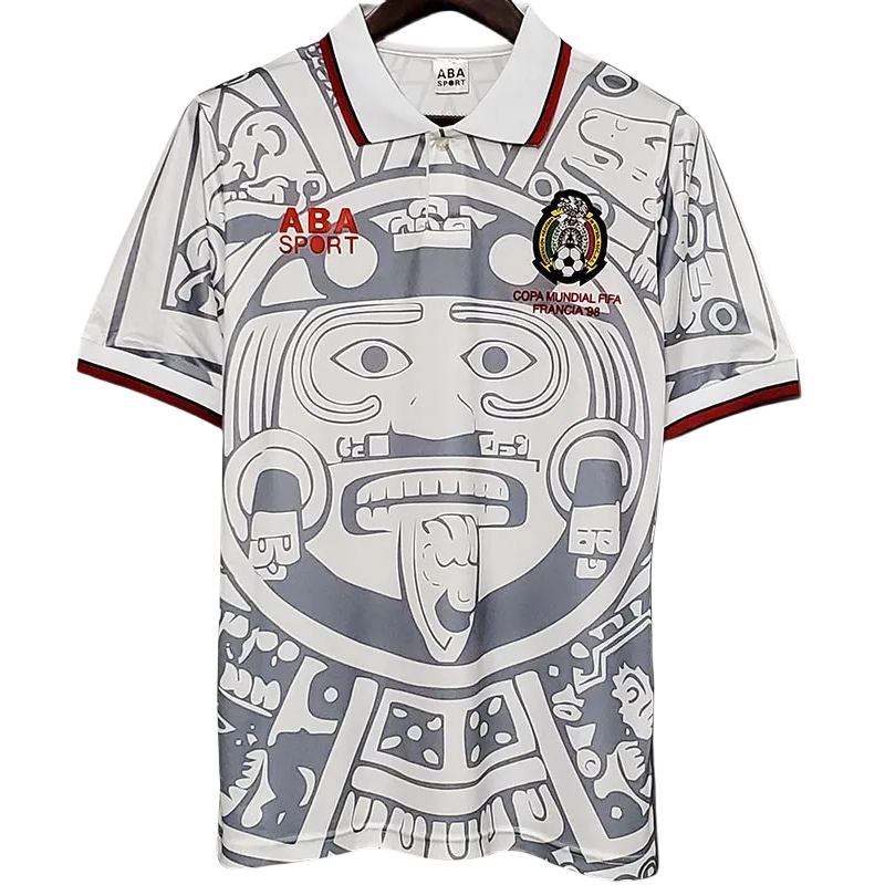 1998 Mexico Away Retro Soccer Jersey