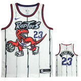 Raptors VANVLEET #23 White Retro Top Quality Hot Pressing NBA Jersey