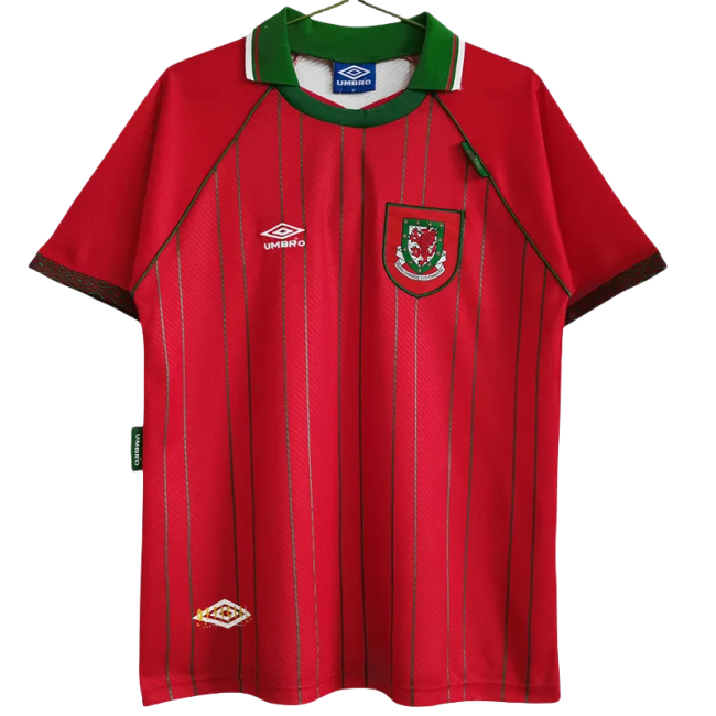1994-1996 Wales Home Retro Soccer Jersey