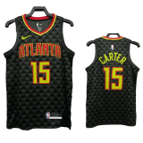 HAWKS CARTER #15 Black Top Quality Hot Pressing NBA Jersey