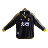 2000-2001  Real Madrid Away Long Sleeve Retro Soccer Jersey