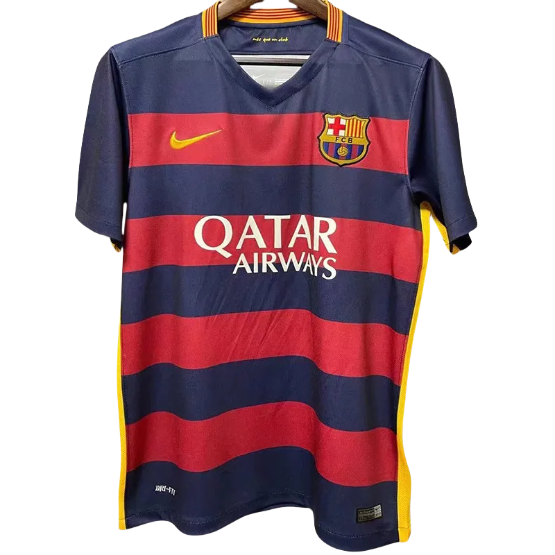 2015-2016 Mens   Barcelona  Home Retro Soccer Jersey