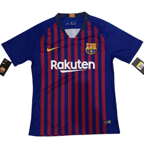 2018-2019 Mens Barcelona  Home Retro Soccer Jersey