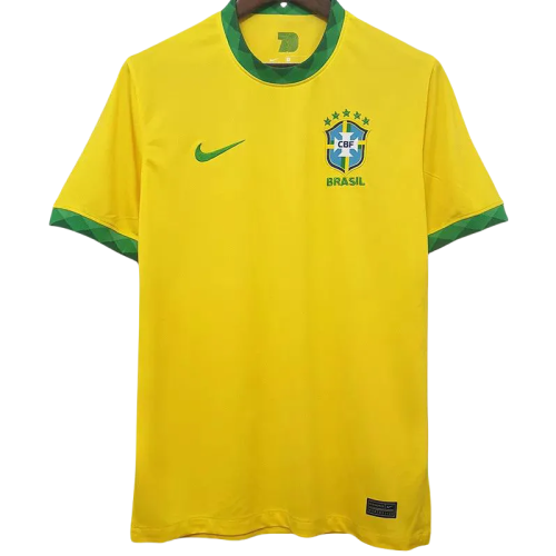 2020-2021 Brazil Home Retro Soccer Jersey