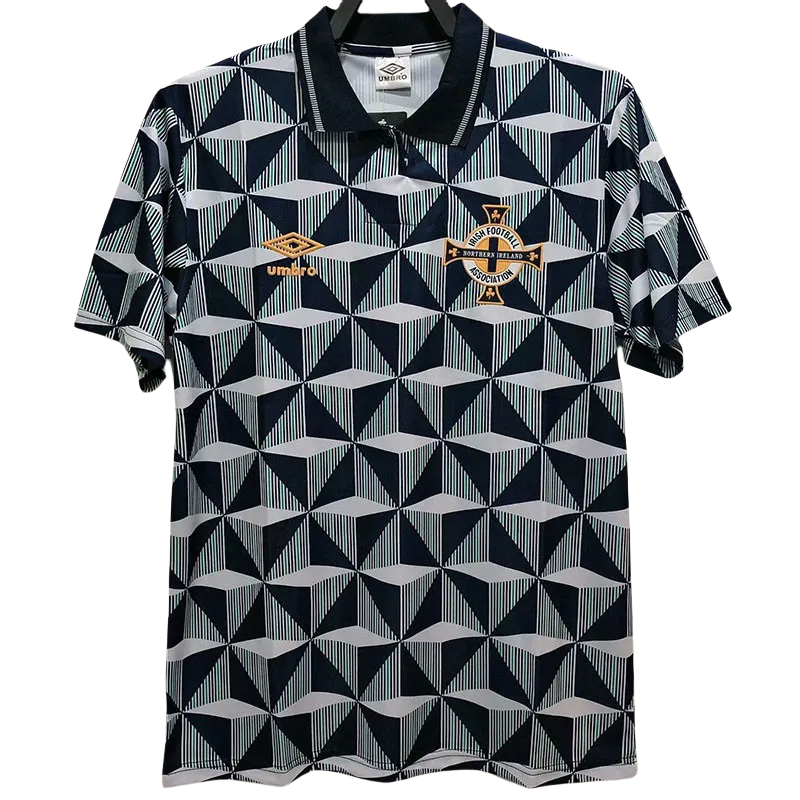 1990-1992 Northern Ireland Away Retro Soccer Jersey