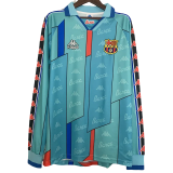 1996-1997 Mens Barcelona Away Long Sleeve Retro Soccer Jersey