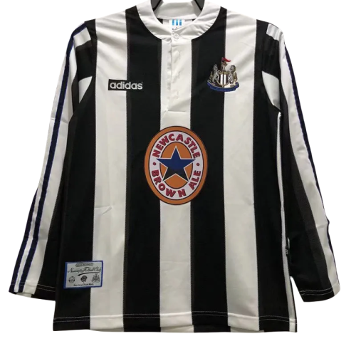 1995-1997 Newcastle Home Long Sleeve Retro Soccer Jersey