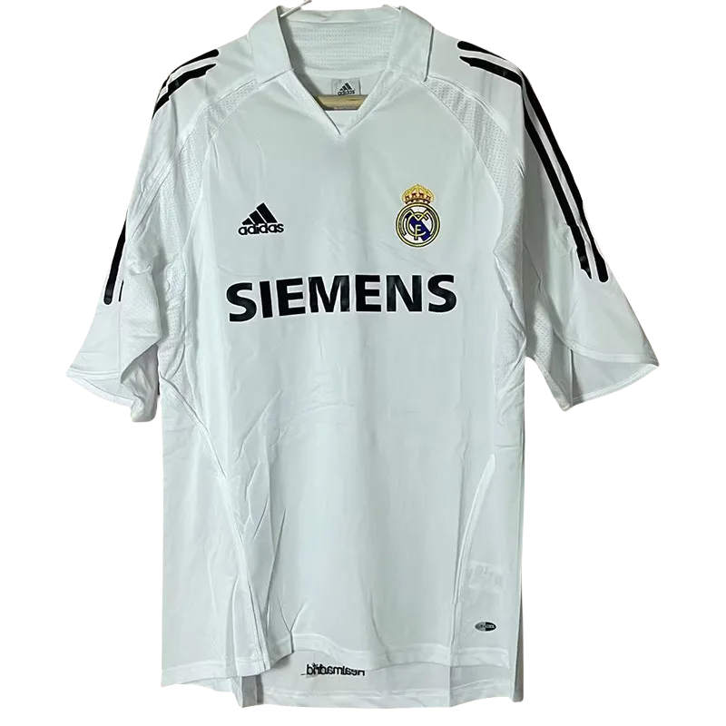 2005-2006  Real Madrid  Home Retro Soccer Jersey