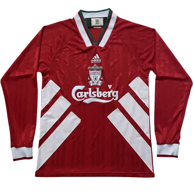 1993-1995 LIV Home Long Sleeve Retro Soccer Jersey (长袖)