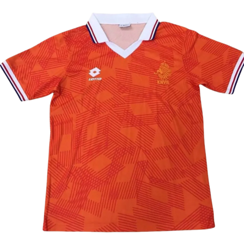 1991-1992 Netherlands Home Retro Soccer Jersey