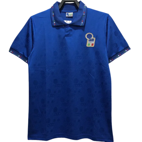 1994 Italy Home Blue Retro Soccer Jersey