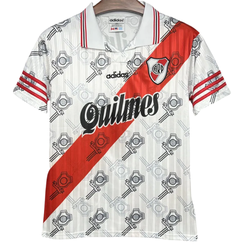 1996-1997 River Plate Home Retro Soccer Jersey