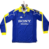 1997-1998 JUV Blue Retro Long Sleeve Soccer Jersey (长袖)