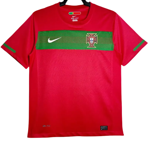 2010 Portugal Home Retro Soccer Jersey