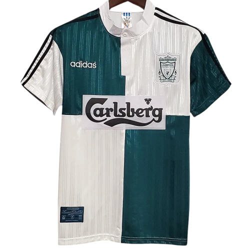 1995-1996 LIV Away Green Retro Soccer Jersey