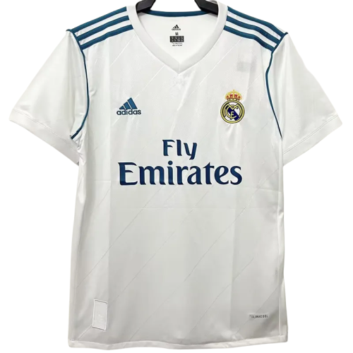 2017-2018 Real Madrid  Home Retro Soccer Jersey