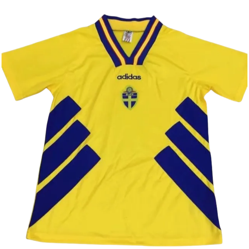1994-1996 Sweden Home Retro Soccer Jersey