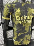 25-26 Mens  Real Madrid Black Gold Special Edition Player Version Training Shirts