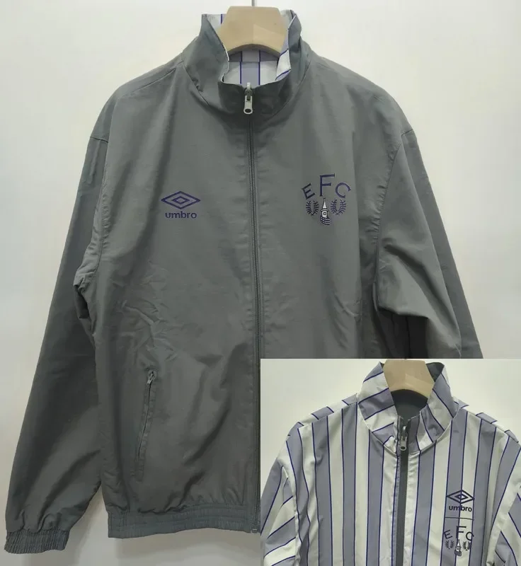 24-25 EVE Grey & White Double Sided Windbreaker