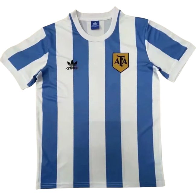 1978 Argentina Home Retro Soccer Jersey