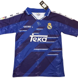 1994-1996 Real Madrid  Away Purple Blue Retro Soccer Jersey